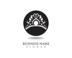 Crown Logo Template vector illustrations