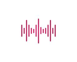 sound wave illustration vector