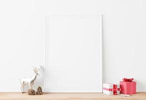 Holiday frame mockup photo