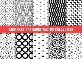 Geometric Minimalistic Vector Patterns Set