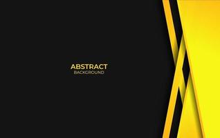 Design Abstract Yellow And Black Background vector