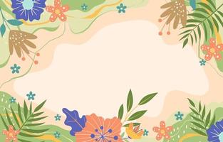 Relaxing Spring Day Background vector