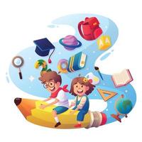 Education Children Concept Design vector