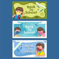 Back to School New Normal vector