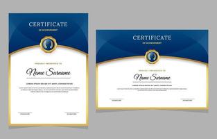 Elegant Certificate Template Design vector