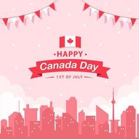 Canada Day Celebration Concept vector