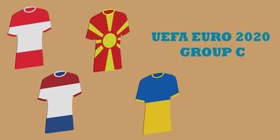 UEFA Euro 2020 Tournament Group C vector