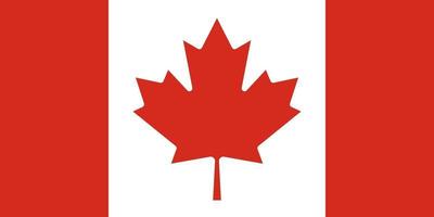 Canadian Flag of Canada vector