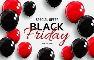 Black Friday Sale Banner Template. Vector Illustration