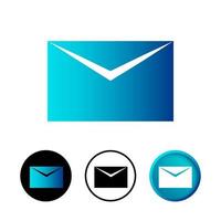 Flat Send Email Icon Illustration vector