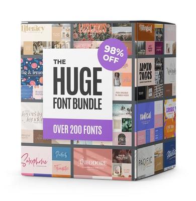 The HUGE Font Bundle