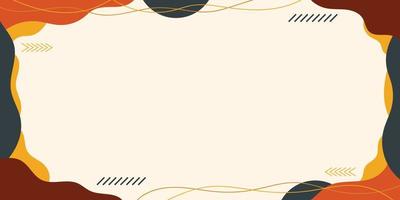 Abstract Wide Banner Background with Text Space vector