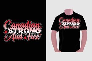 Canada Day t-shirt design, vector