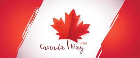 First of July, Canada Day. vector