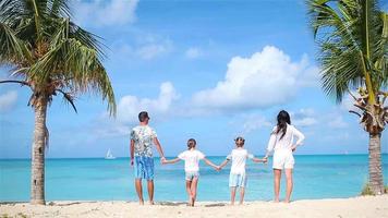 Young family on vacation video