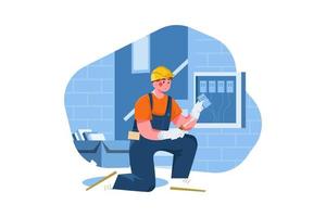 Construction Maintenance Engineer vector