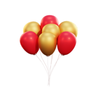 3d icon christmas balloon png