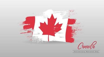 Happy National Day Canada. Banner, Greeting card, Flyer design. Poster Template Design vector