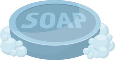 Solid soap for washing clipart design illustration png