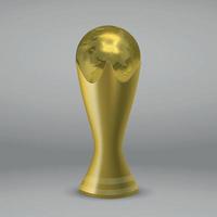 soccer gold cup vector