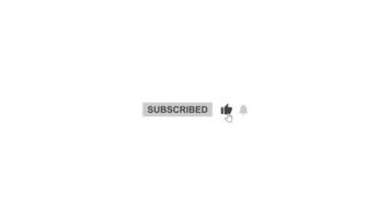 Youtube Subscribe Button Transparent 4k video