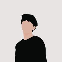 Man korean Stylish, Minimalist boy wallpaper, man fashion vector