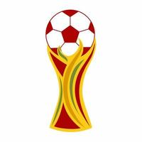 World Cup in Qatar. Logo on white background. vector