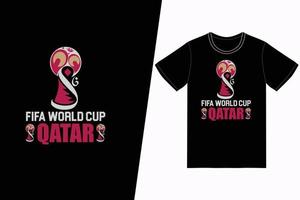 Fifa world cup Qatar Fifa Soccer design. Fifa Soccer t-shirt design vector. For t-shirt print and other uses. vector