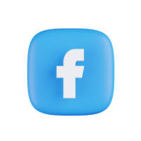 Facebook 3d Illustration png