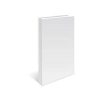 Blank book cover vector