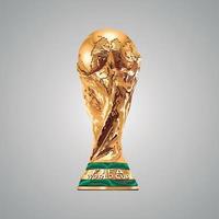 Trophy Fifa World Cup Logo Mondial Champion. Trophy vector illustration. Symbol of a champion. Qatar 2022. football.