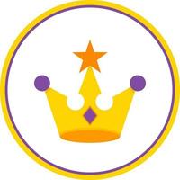 Crown Vector Icon Design