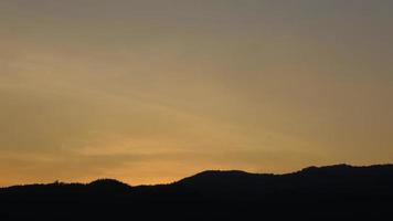 Twilight and dawn sky with cumulus cloud time lapse in an evening 4k footage. video