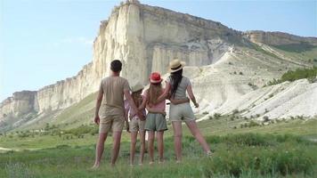 Young family on vacation have a lot of fun video