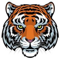 Tiger head vector mascot