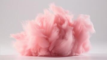 Pink cotton candy. Illustration photo