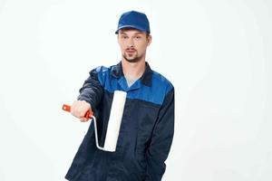 male painter construction professional job service photo