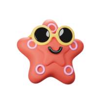 3D Sea Star Icon png