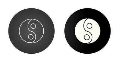 Yin Yang Vector Icon