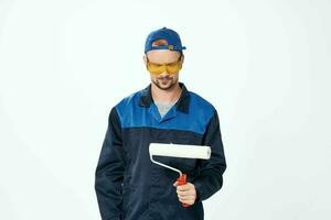 male painter construction professional job service photo