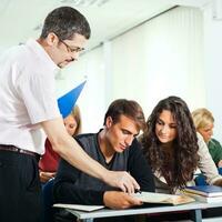 Students in a classroom photo