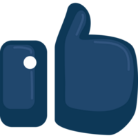 hand like thumb up png