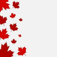 Canada day, Canada Country flag and symbols National Canada day Background fireworks vector