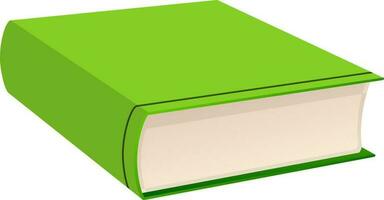 3D illustration of a notebook. vector