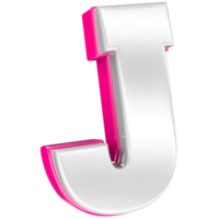 Letter 3d render png