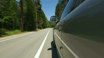 Vehicle Pov car is driving on a scenic road video