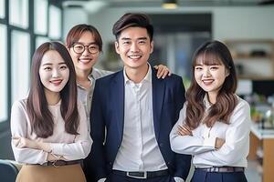 asian young office worker photo