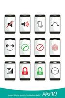 Smartphone Symbol Collection Set vector