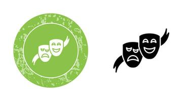 Theater Masks Vector Icon