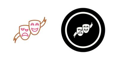 Theater Masks Vector Icon